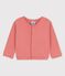 Baby-Cardigan aus Baumwolle rosa PAPAYE