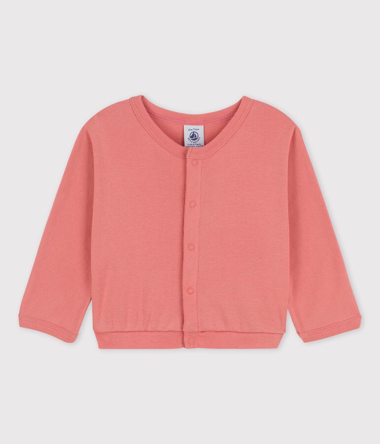Baby-Cardigan aus Baumwolle rosa