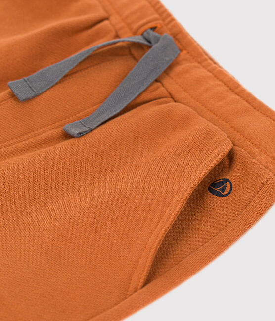 Kinder-Jogginghose aus Molton braun ECUREUIL