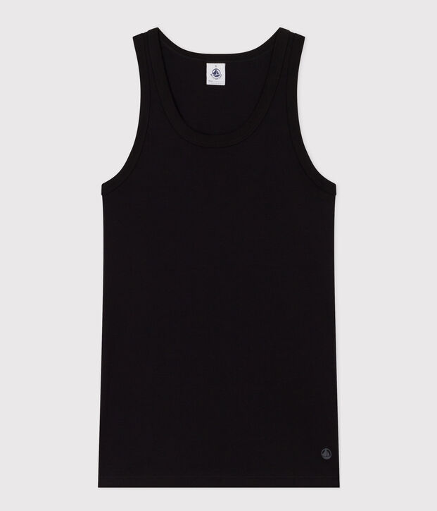 Damen-Tanktop L&rsquo;Iconique aus Baumwolle schwarz
