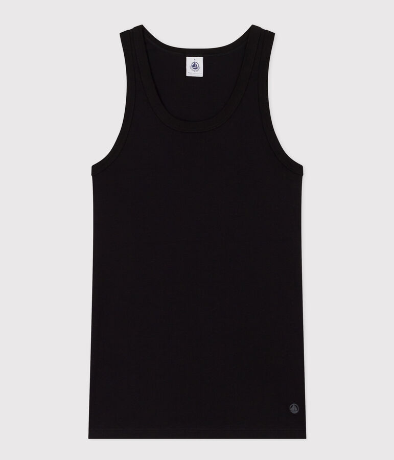 Damen-Tanktop L&rsquo;Iconique aus Baumwolle schwarz