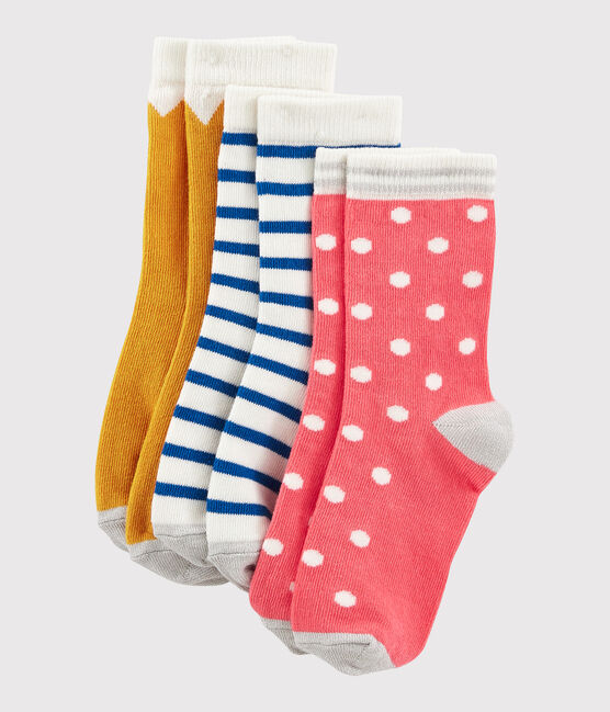 3er-Set Kindersocken für Mädchen variante 1