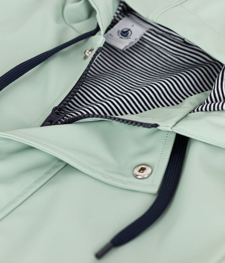 Klassische Damen/Herren-Regenjacke gr&uuml;n