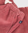 Baby-Hose aus Cord rosa ROSEWOOD