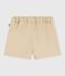 Baby-Shorts aus einfarbiger Baumwolle beige SANDER