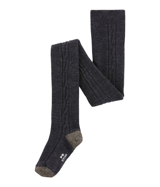 Mädchen Strumpfhose aus Jersey grau CITY CHINE