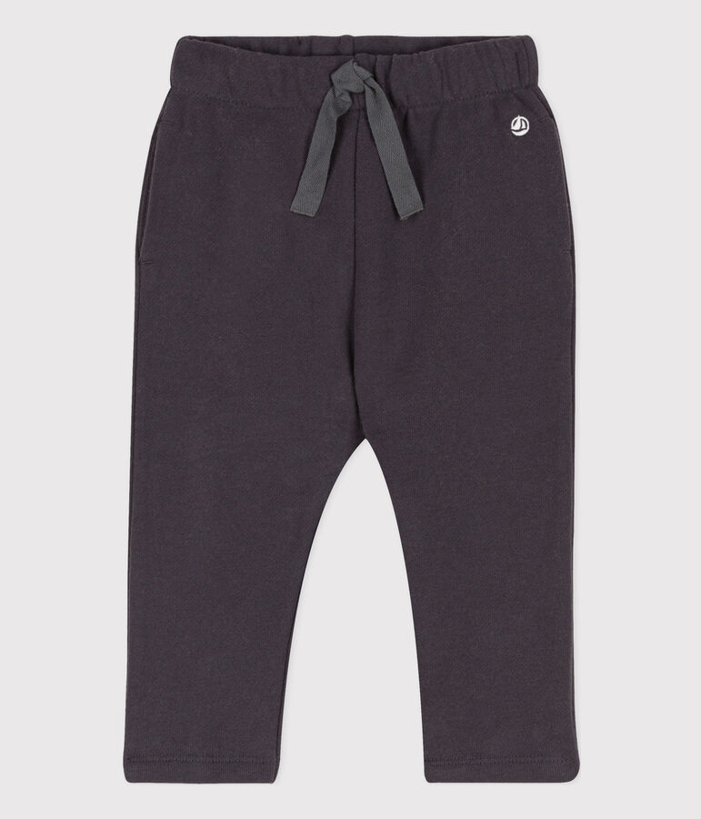 Baby-Hose aus Molton grau