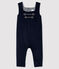 Langer Baby-Overall für Jungen blau SMOKING