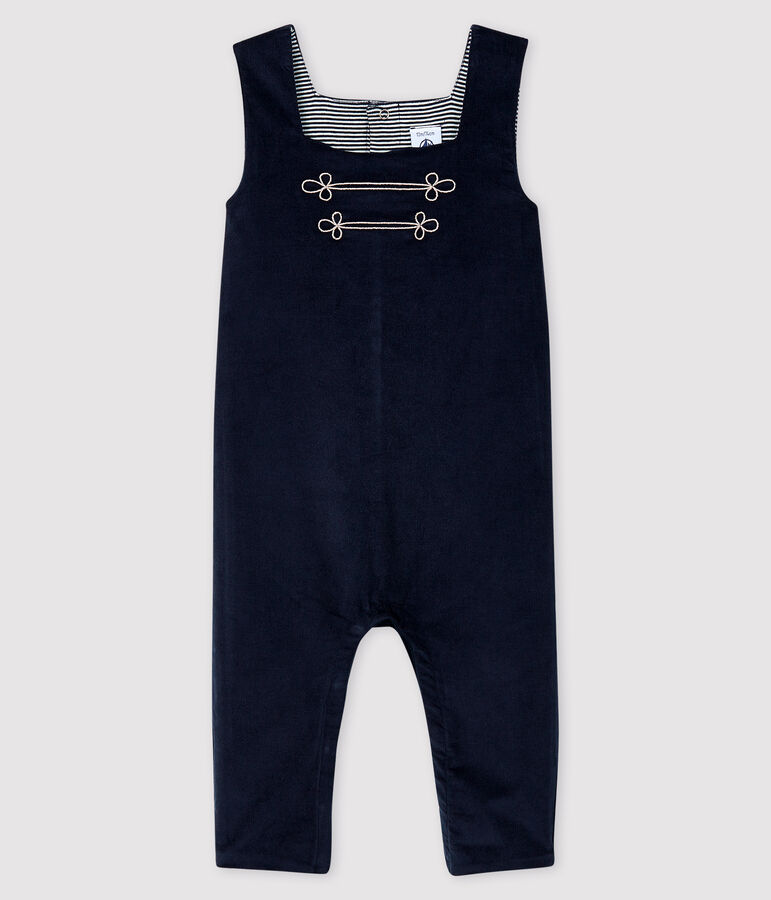 Langer Baby-Overall f&uuml;r Jungen blau SMOKING