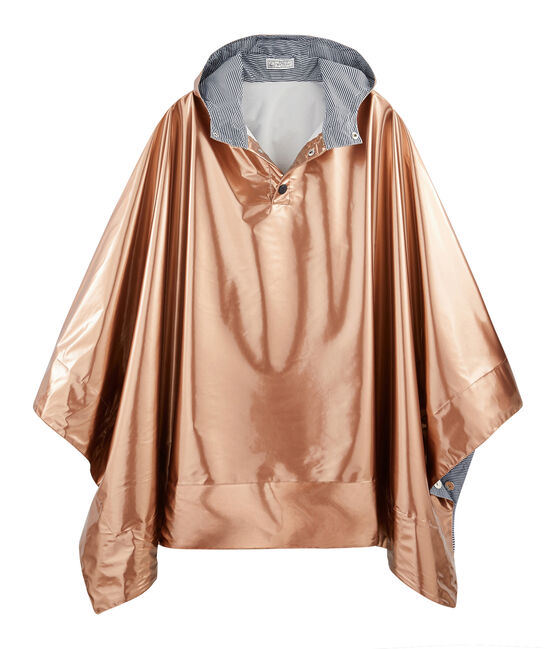Wende-regencape damen COPPER