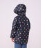 Kinder-Regenjacke mit Herzmotiv blau/vielfarbig