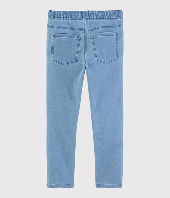 Kinderhose aus Denim-Molton für Jungen blau DENIM CLAIR