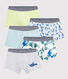 5er-Set Boxershorts mit Katzenmotiv für Jungen