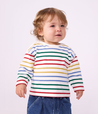 Baby-Streifenshirt Marini&egrave;re aus Baumwolle