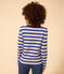 Damen-T-Shirt LE DROIT aus Baumwolle mit Rundhalsausschnitt NEWBLEU/ MASTOC