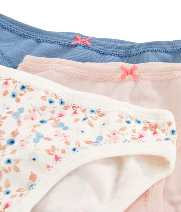3er-Set Unterhosen f&uuml;r kleine M&auml;dchen vielfarbig