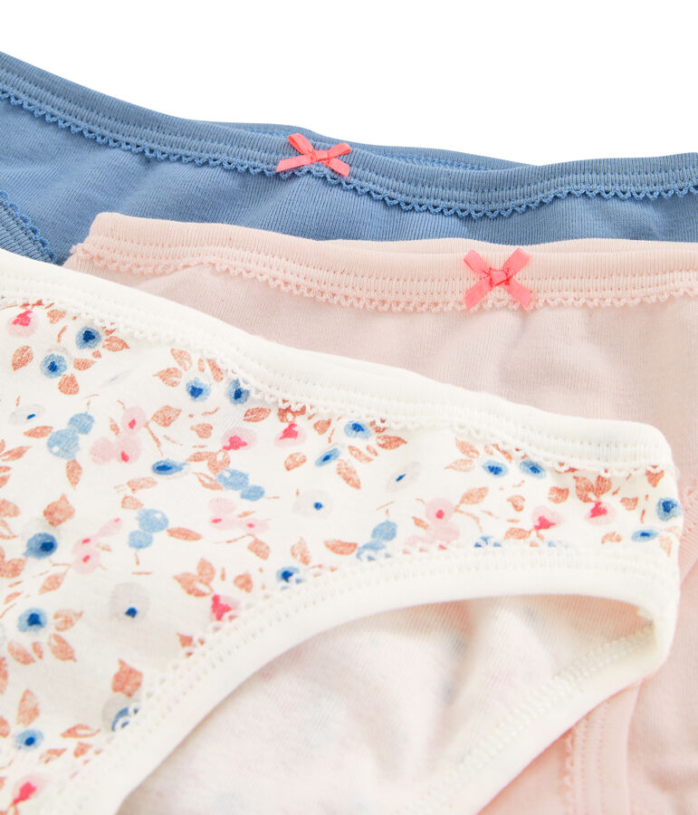 3er-Set Unterhosen f&uuml;r kleine M&auml;dchen vielfarbig