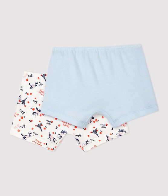 2er-Set Shortys aus Bio-Baumwolle mit Paris-Print für Mädchen variante 1