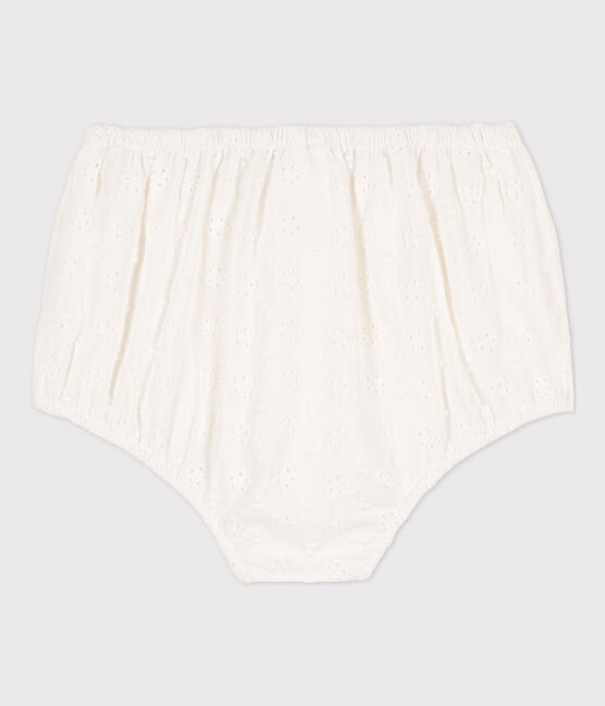 Baby-Bloomers in Broderie Anglaise. weiss MARSHMALLOW