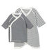 Set mit Kimono Body und Babyjäckchen aus Rippstrick