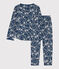 Kinderpyjama aus Baumwolle mit Blumenmotiv für Mädchen INCOGNITO/ MARSHMALLOW