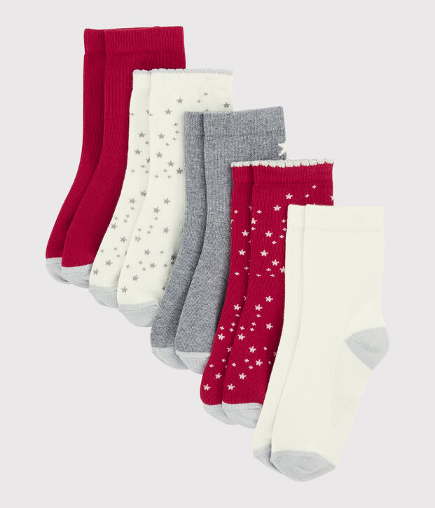 Set mit Socken f&uuml;r M&auml;dchen vielfarbig