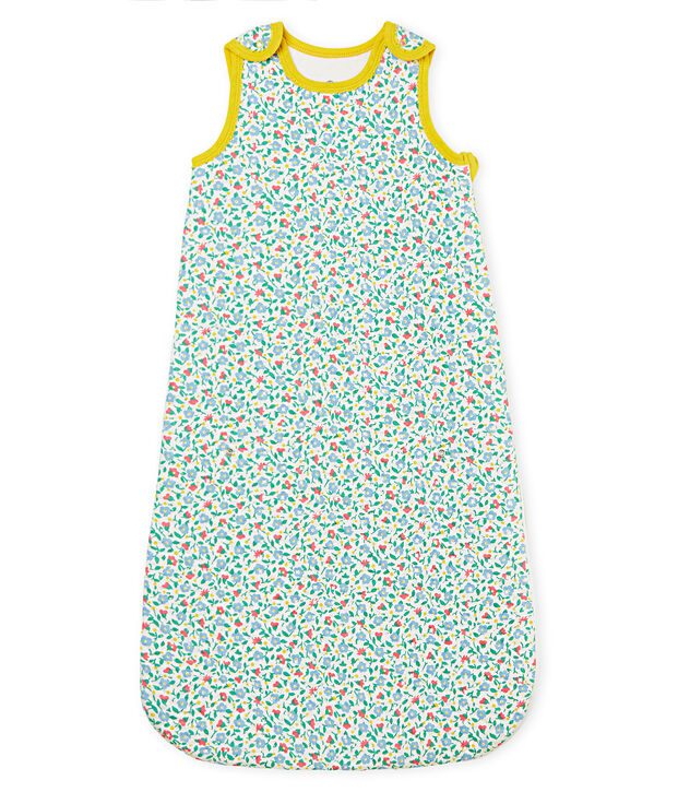 Kompakter Baby-Schlafsack aus Doppeljersey weiss/vielfarbig