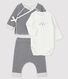 Dreiteiliges Baby-Set aus Doppeljersey