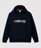 Kinder-Kapuzen-Sweatshirt aus Molton für Jungen blau SMOKING
