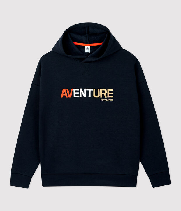 Kinder-Kapuzen-Sweatshirt aus Molton f&uuml;r Jungen SMOKING