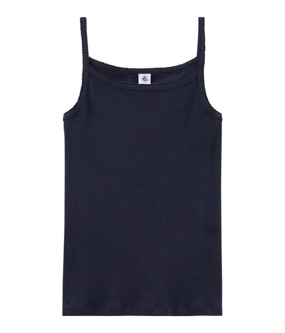 Trägershirt für Damen blau SMOKING