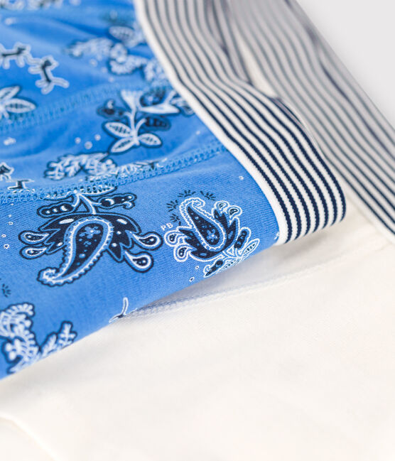 2er-Set Boxershorts aus Bio-Baumwolle mit Bandanamuster für Jungen variante 1