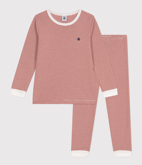 Gestreifter Kinderpyjama aus Baumwolle FAMEUX/ MARSHMALLOW