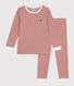 Gestreifter Kinderpyjama aus Baumwolle