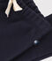 Baby-Hose aus weichem und warmen Molton blau SMOKING