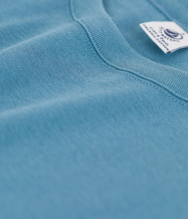 T-Shirt L&rsquo;ICONIQUE aus Baumwolle mit rundem Ausschnitt f&uuml;r Damen blau