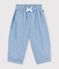 Baby-Hose aus Chambray blau