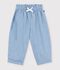 Baby-Hose aus Chambray blau