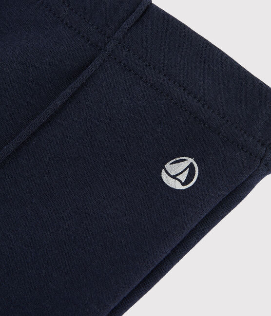 Kinder-Jeggings aus Molton für Mädchen blau SMOKING