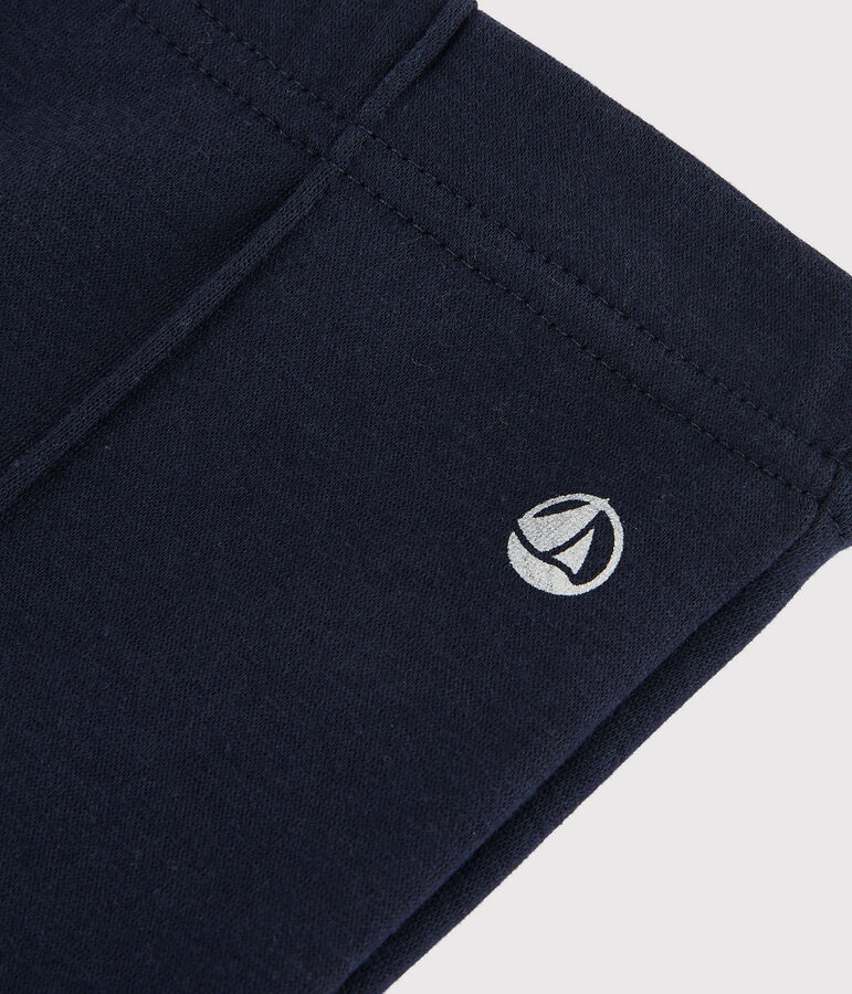 Kinder-Jeggings aus Molton f&uuml;r M&auml;dchen blau SMOKING