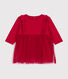 Baby-Kleid aus Baumwolle und Tüll