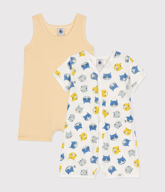 Kurze Baby-Overalls aus Baumwolle im 2er-Set variante 1