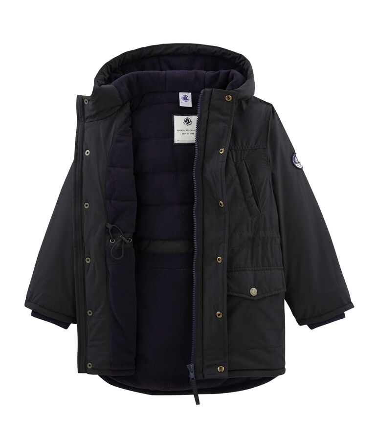 Daunenjacke mit Daunen- und Federf&uuml;llung f&uuml;r Jungen grau