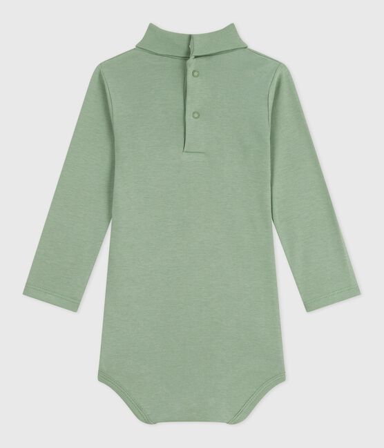 Baby-Body mit Rollkragen aus einfarbiger Baumwolle  SAULE