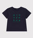 Kurzärmeliges Baby-T-Shirt aus leichtem Jersey