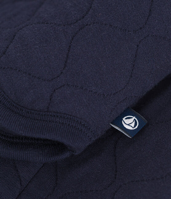 Damen-Cardigan aus Doppeljersey blau SMOKING