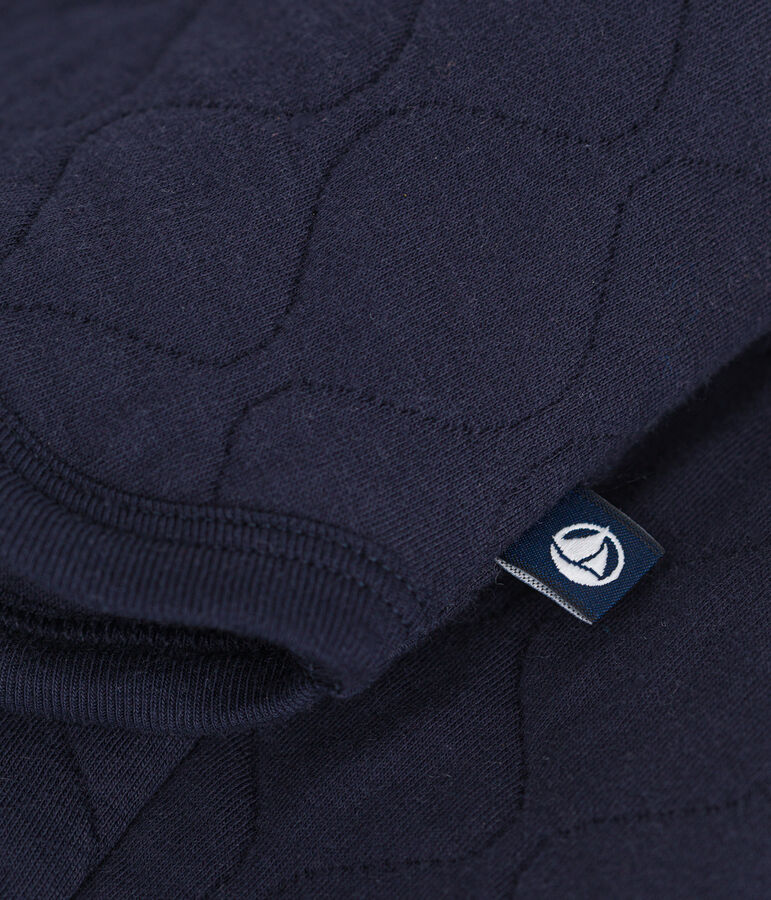 Damen-Cardigan aus Doppeljersey blau