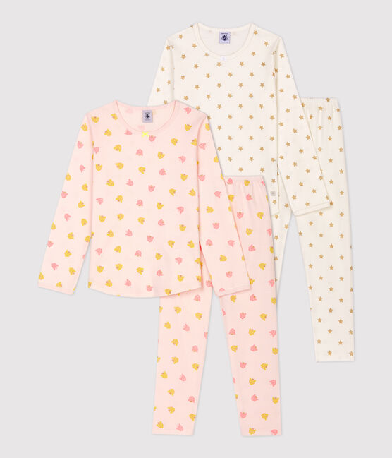 2er-Set Kinderpyjamas aus Baumwolle mit Herz- und Panther-Motiv für Mädchen variante 1