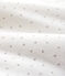 Witte tubic babytrappelzak van biokatoen weiss MARSHMALLOW/weiss MULTICO