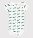 Kurzärmeliger Baby-Body aus Baumwolle mit Print